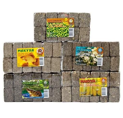 Макуха подсолнечная с добавкой гороха "Кормачок", 350г