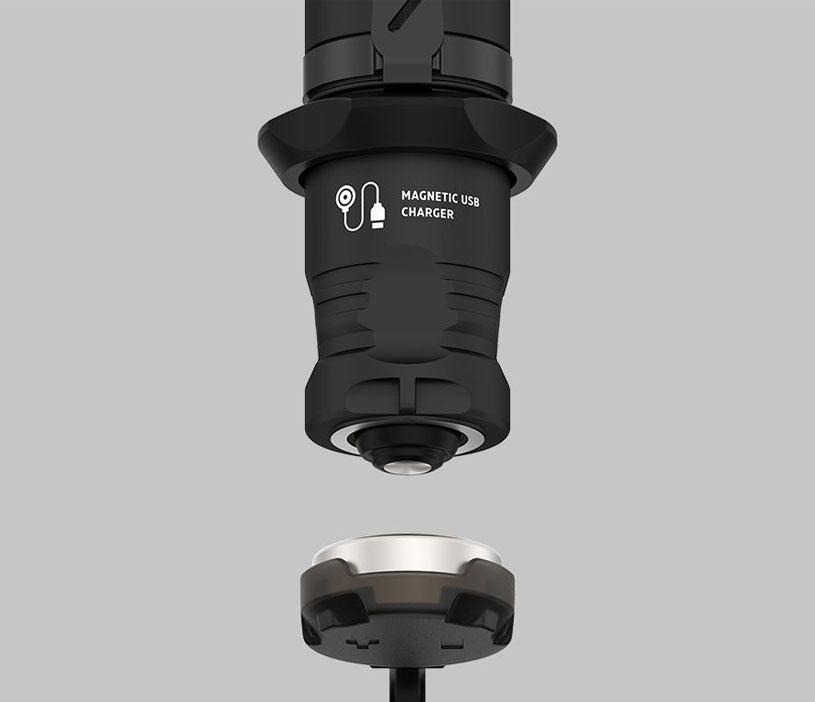 Фонарь тактический Predator Pro Magnet USB (белый свет)