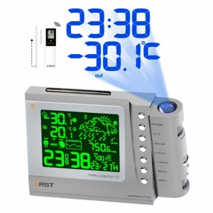 Погодная станция проекционная  meteo projection 707, прорезиненный корпус