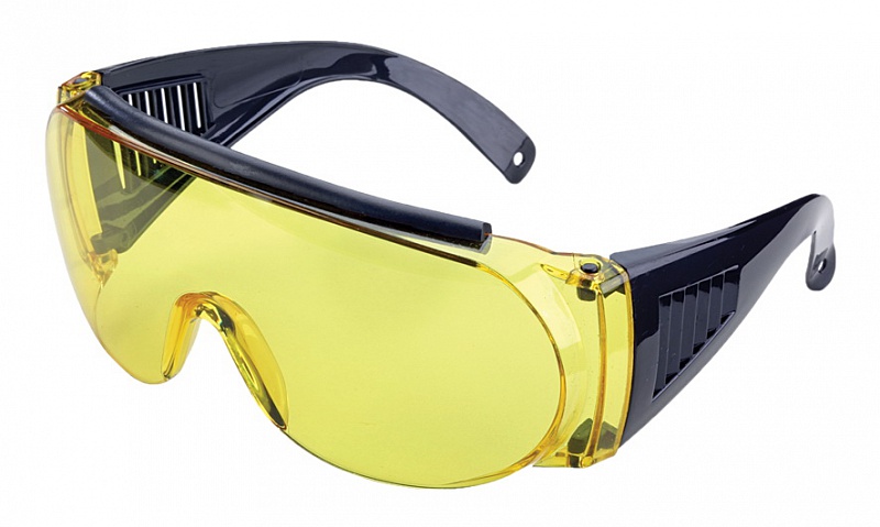 Очки стрелковые (желт., поверх обычных)