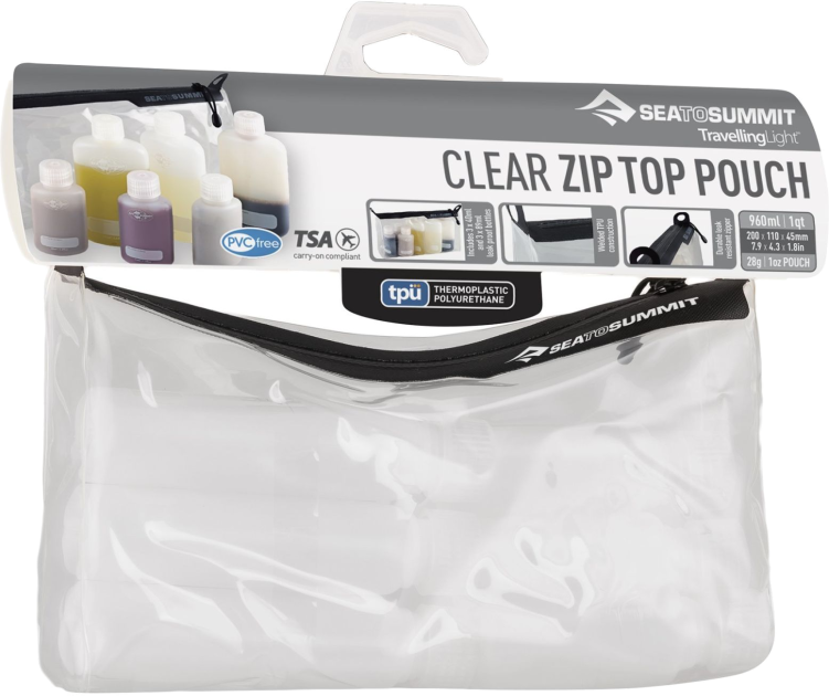 Сумка д/жидкостей в ручной клади TPU Clear Ziptop Pouch