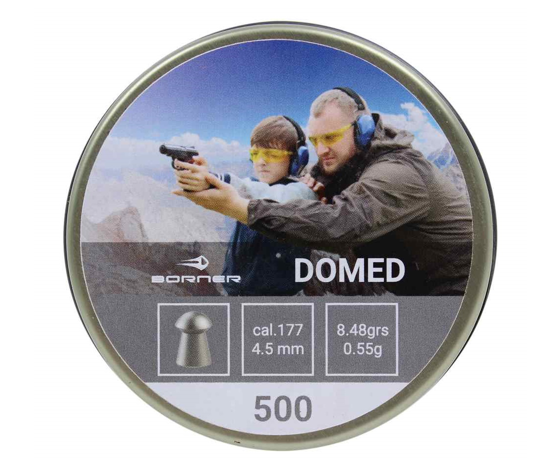 Пуля пневматическая "Domed" к.4,5мм (0,55г., 500шт.)