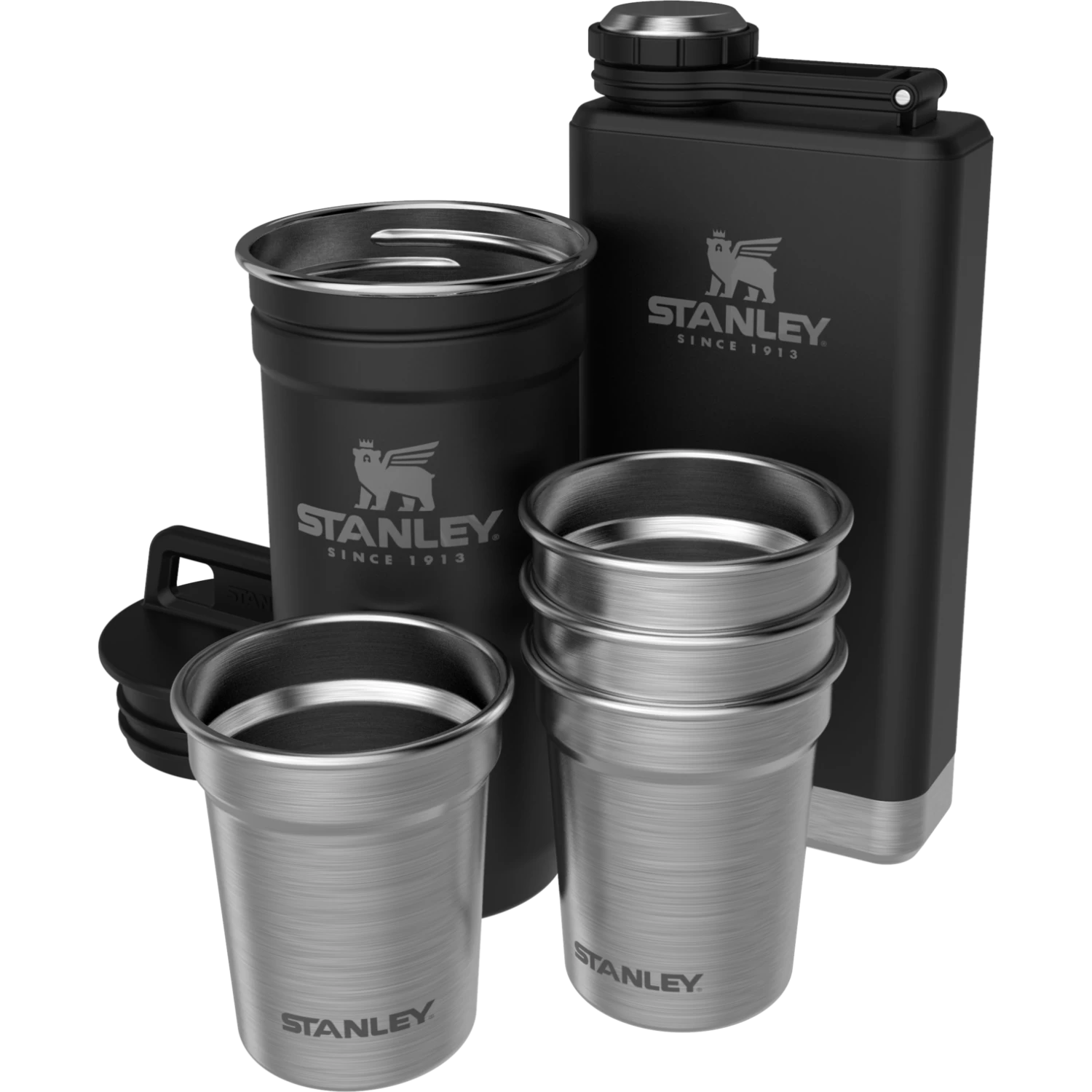 Набор Stanley Adventure стопки (59 мл) + фляга 0,23л