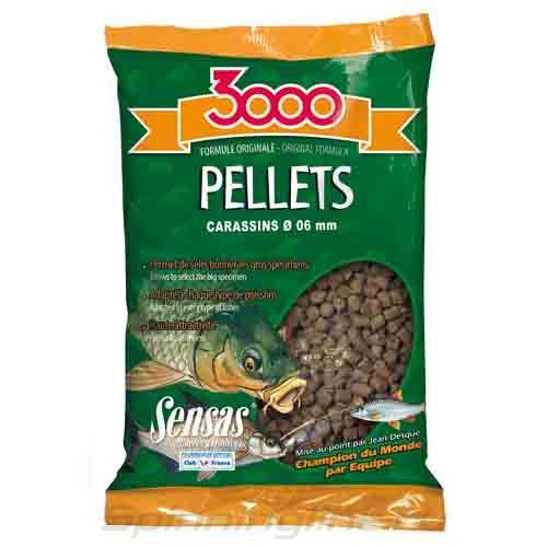 Пеллетс 3000 Carassin 6мм, 0,7кг