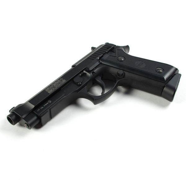 Пистолет пневматический GSG-92, к.4,5мм (blowback, мет.)