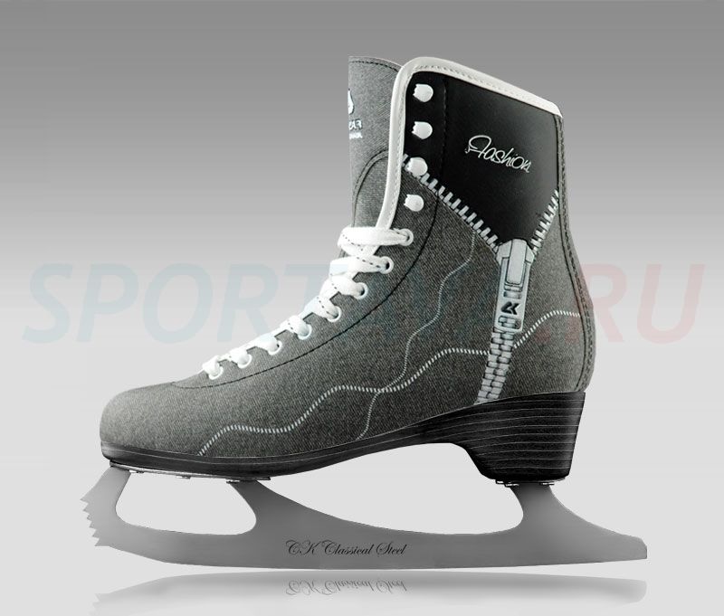 Коньки фигурные Fashion jeans black